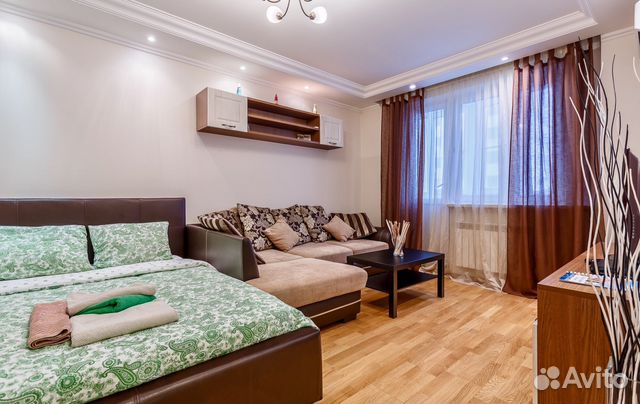 

1-к. квартира, 40 м², 2 кровати