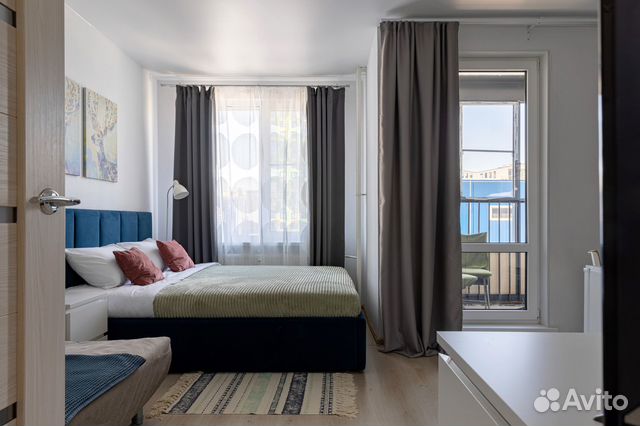

Квартира-студия, 28 м², 2 кровати