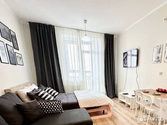 

Квартира-студия, 32 м², 2 кровати