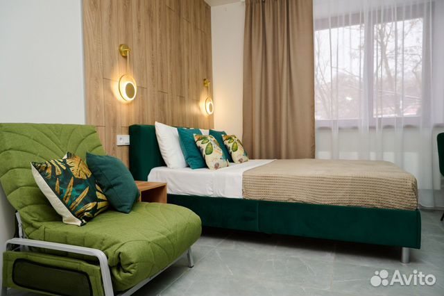 

Квартира-студия в апарт-отеле, 21 м², 2 кровати