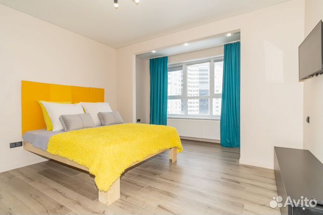 

Квартира-студия, 35 м², 2 кровати