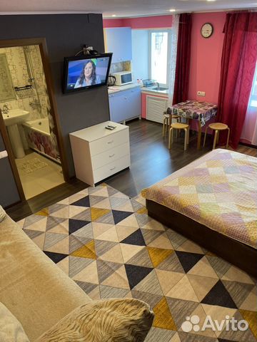 

Квартира-студия, 30 м², 2 кровати
