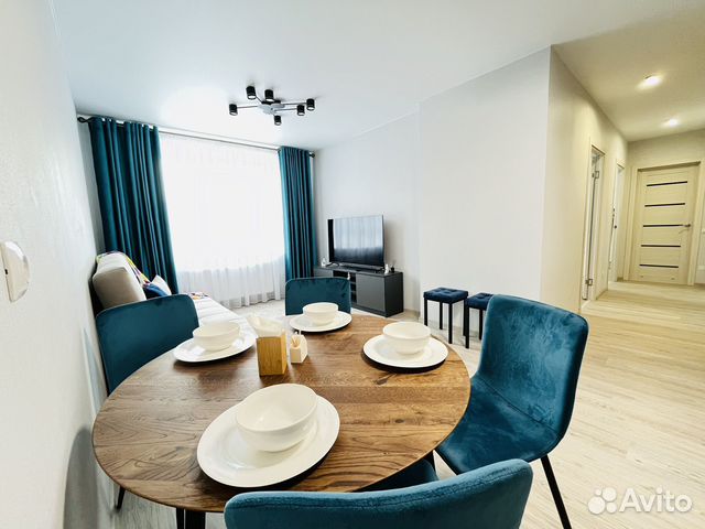 

2-к. квартира, 55,5 м², 3 кровати