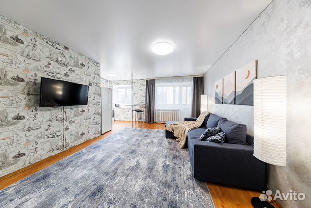 

1-к. квартира, 50 м², 3 кровати