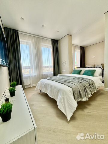 

Квартира-студия, 42 м², 2 кровати