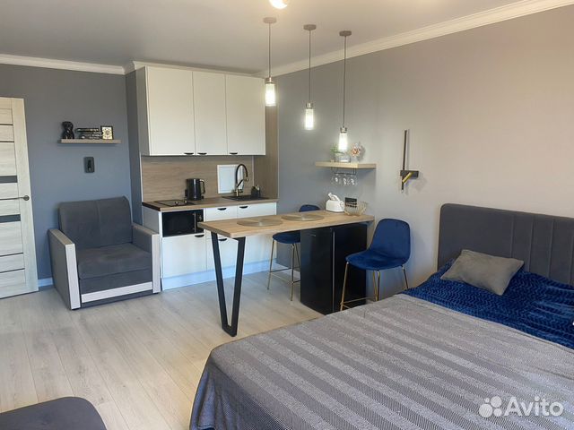 

Квартира-студия, 30 м², 2 кровати