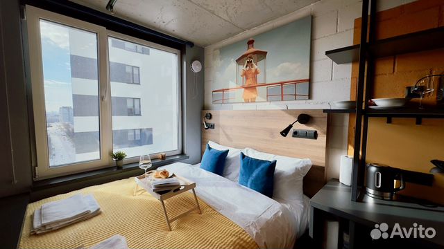 

Квартира-студия, 18 м², 1 кровать