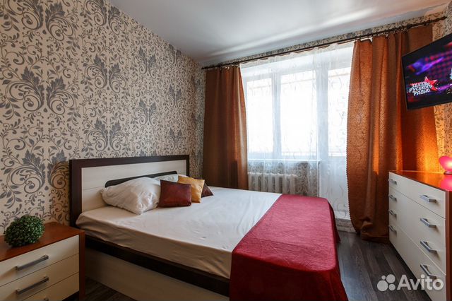 

1-к. квартира, 46 м², 2 кровати