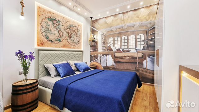 

1-к. квартира, 33 м², 2 кровати