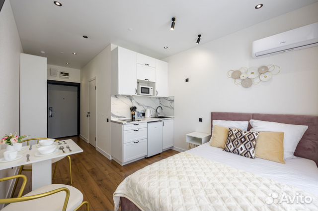 

Квартира-студия, 20 м², 2 кровати