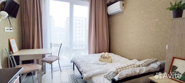 

Квартира-студия, 18 м², 2 кровати