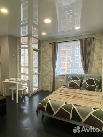 

Квартира-студия, 28 м², 2 кровати