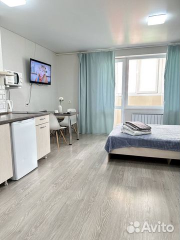 

Квартира-студия, 27 м², 2 кровати