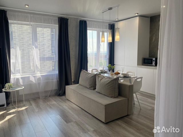 

Квартира-студия, 40 м², 2 кровати