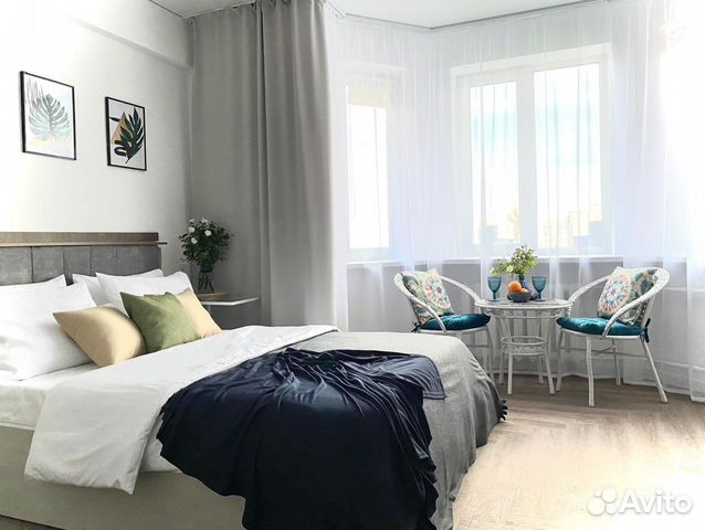 

Квартира-студия, 25 м², 2 кровати