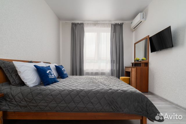 

1-к. квартира, 55 м², 2 кровати