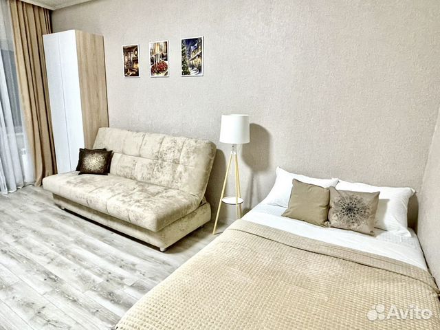 

Квартира-студия, 45 м², 2 кровати