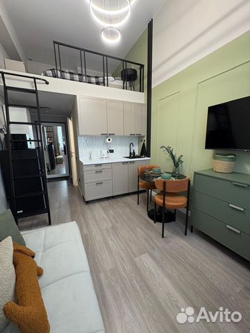 

Квартира-студия, 23 м², 2 кровати