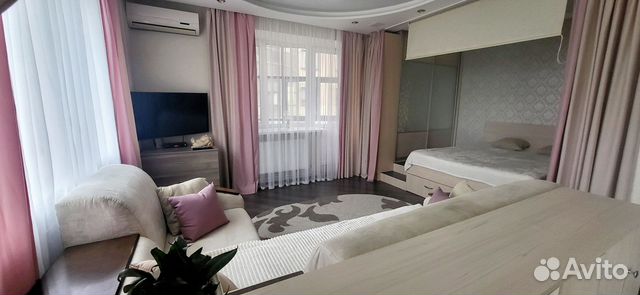 

Квартира-студия, 38 м², 2 кровати