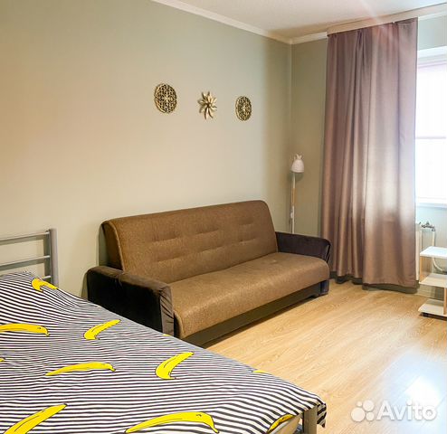

1-к. квартира, 45 м², 2 кровати