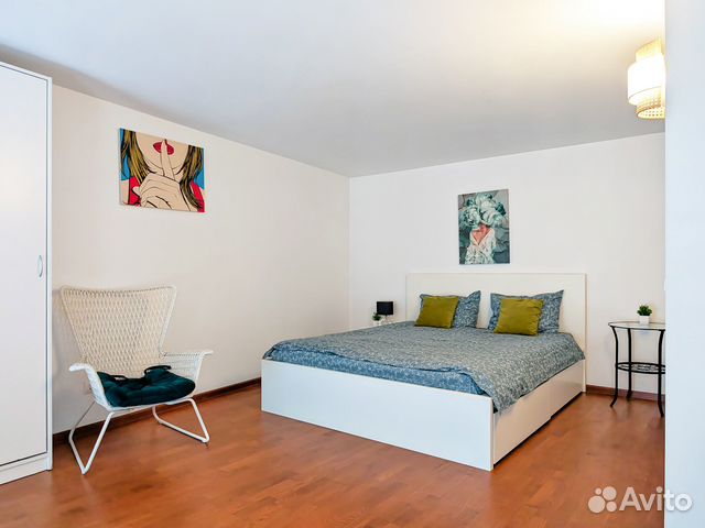 

1-к. квартира, 40 м², 2 кровати