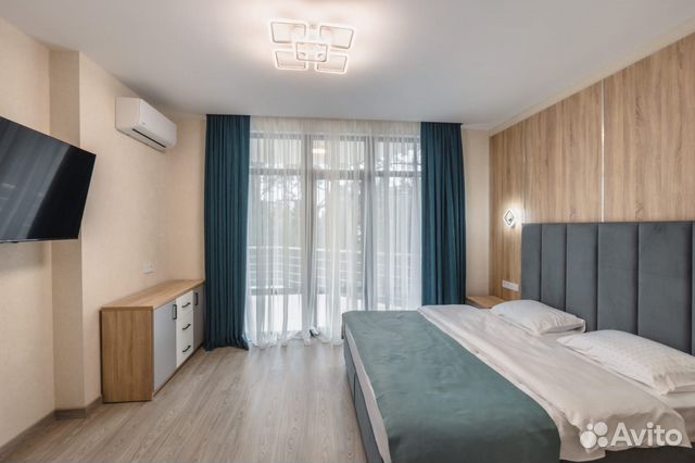

1-к. квартира, 55 м², 2 кровати