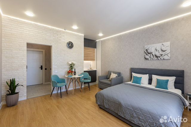 

Квартира-студия, 33 м², 3 кровати