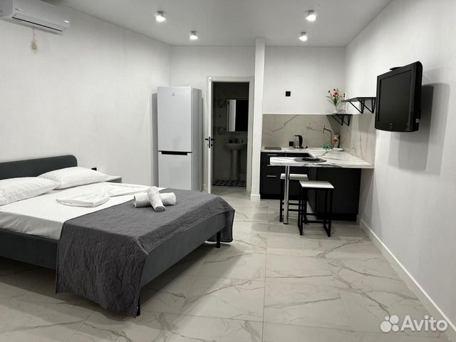 

Квартира-студия, 25 м², 2 кровати