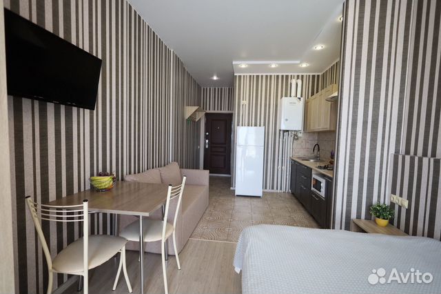 

Квартира-студия, 28 м², 2 кровати
