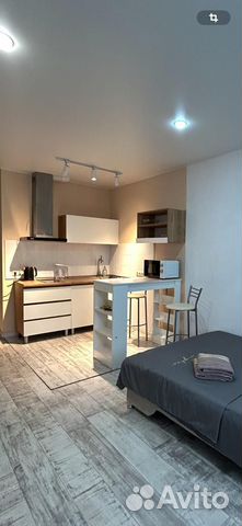 

Квартира-студия, 28 м², 2 кровати