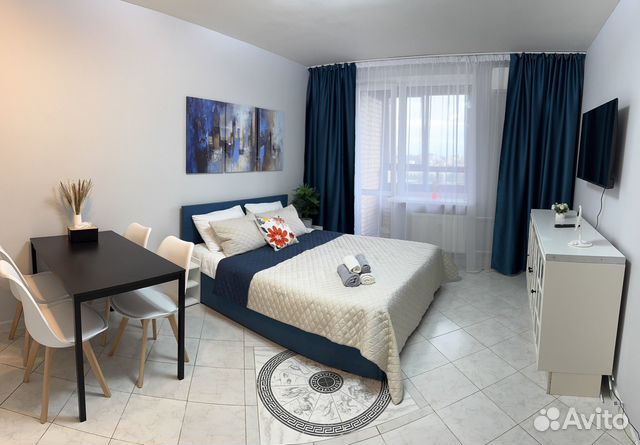 

Квартира-студия, 29 м², 1 кровать