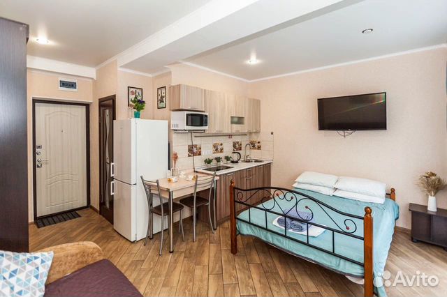 

Квартира-студия, 22,4 м², 2 кровати