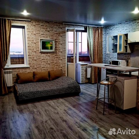 

Квартира-студия, 30 м², 1 кровать