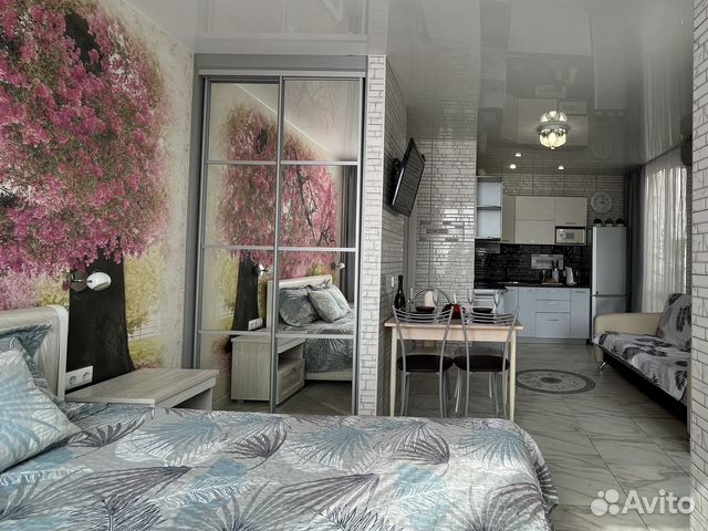 

Квартира-студия, 33 м², 2 кровати