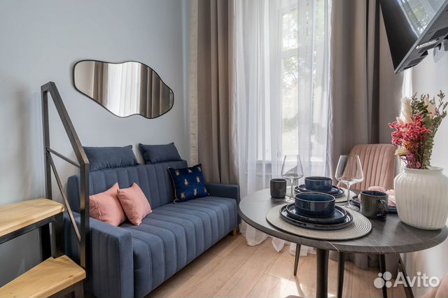 

Квартира-студия, 18 м², 2 кровати
