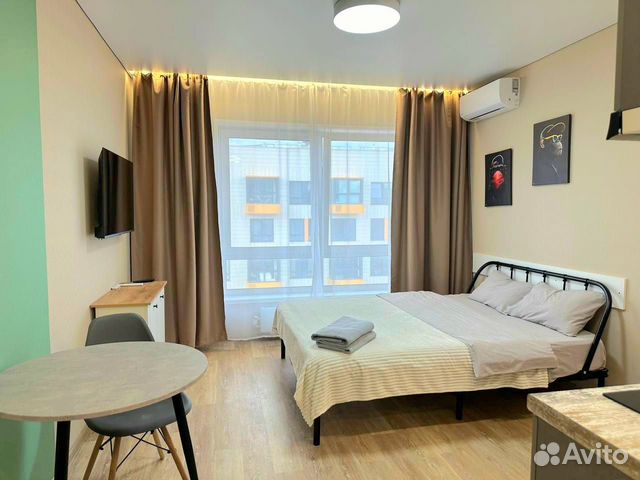 

Квартира-студия, 30 м², 1 кровать