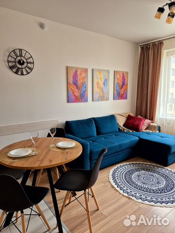 

1-к. квартира, 38 м², 2 кровати