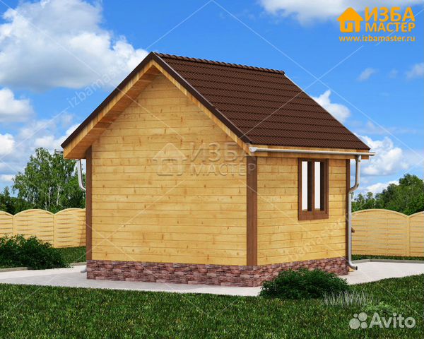 Баня комплект из бруса 4х4 м + строительство бани Баня комплект из бруса 4х4 м + строительство бани