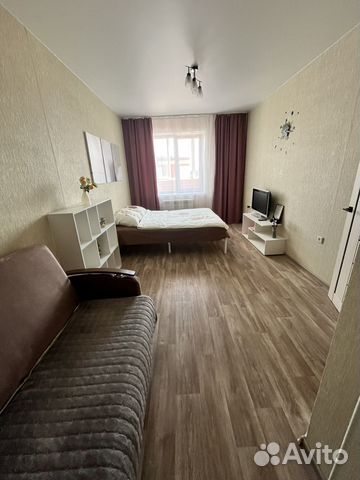 

1-к. квартира, 42 м², 2 кровати