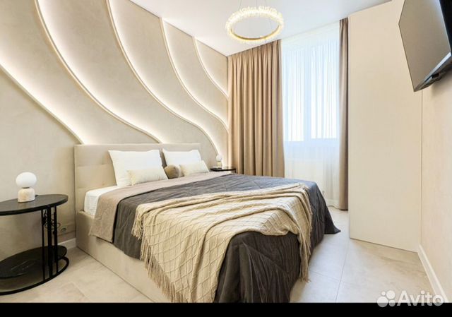 

1-к. квартира, 45 м², 2 кровати