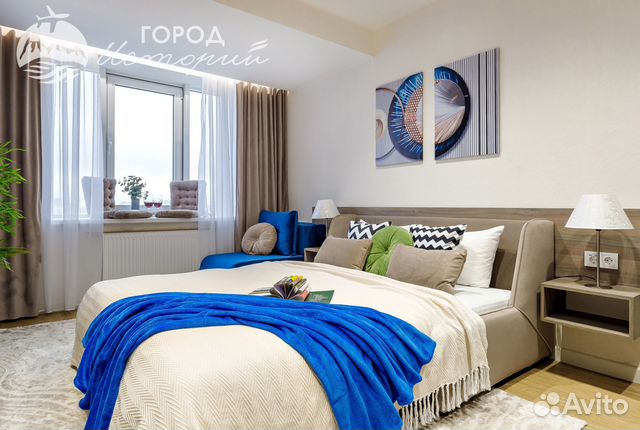 

Квартира-студия в апарт-отеле, 30 м², 2 кровати