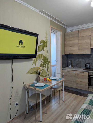 

Квартира-студия, 30 м², 2 кровати