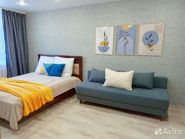 

1-к. квартира, 32 м², 2 кровати