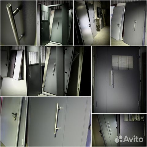 Тамбурная дверь от лифта собранная на заводе