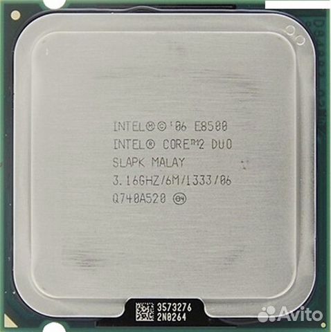 Процессор intel core 2 Duo E8500