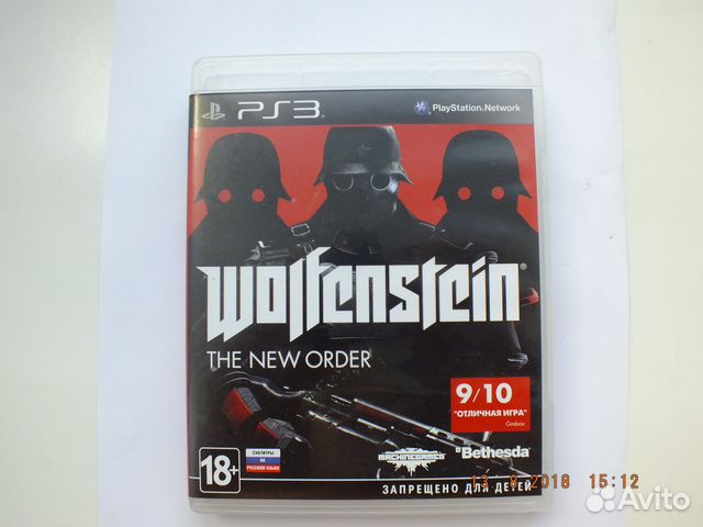 Игра на PS3 wolfenstain