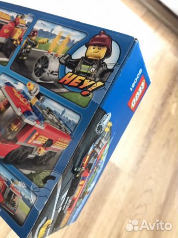Конструктор Lego City 60061 (Новый) Пожарная машин Конструктор Lego City 60061 (Новый) Пожарная машин