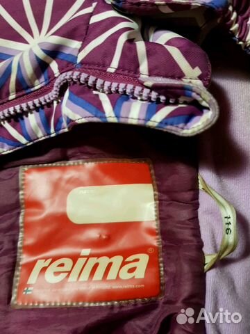 Куртка и брюки reima зима рост 116