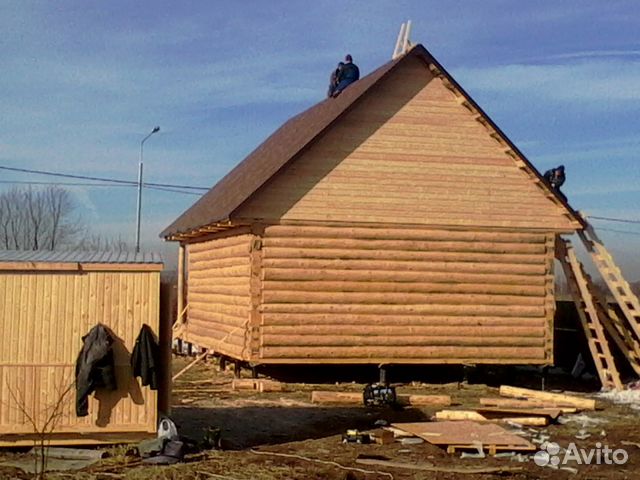 Сруб (4x5+ 2) С открытой террасой Сруб (4x5+ 2) С открытой террасой