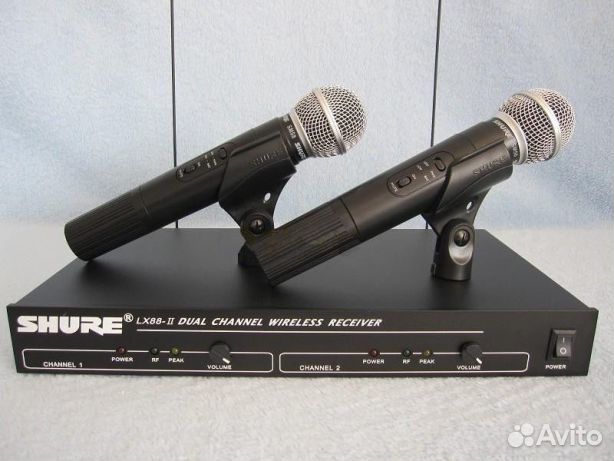 Комплект радиомикрофонов shure LX88 II